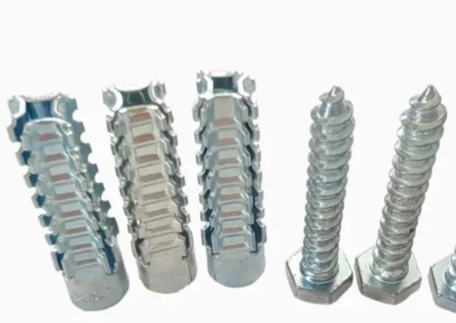 Wholesale Serrated expansion tube Christmas Tree Barb serrated gecko Metal expansion Screw Hollow brick wall expansion screw