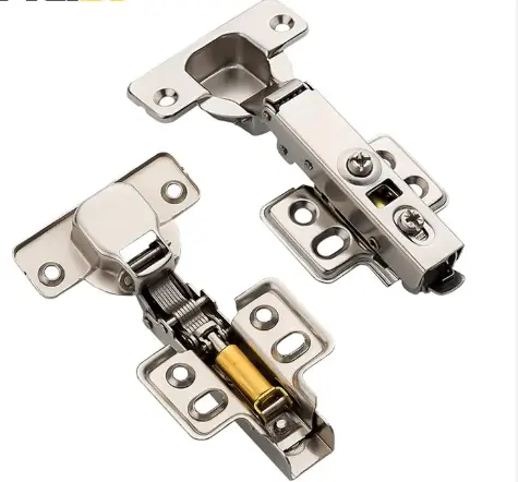 Popular 35mm cup cold rolled steel hydraulic damper clip on soft closing cabinet hinge